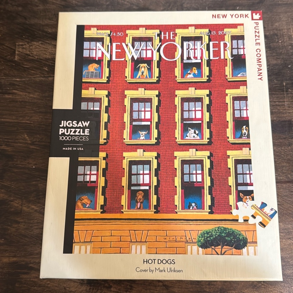 New Yorker Hot Dogs 1000 piece puzzle